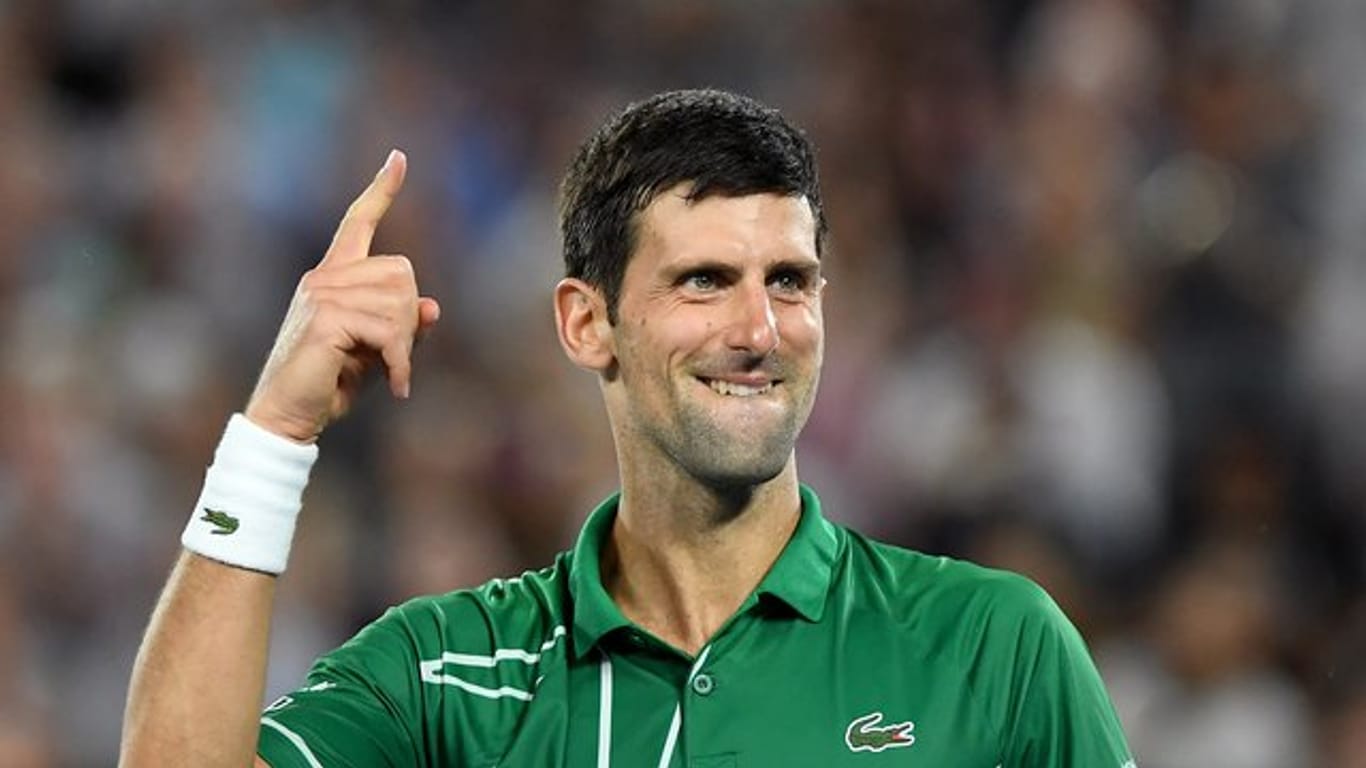 Novak Djokovic gewann bisher sechs der zehn Duell gegen Dominic Thiem.