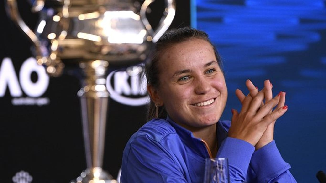 Hat sich einen Traum erfüllt: Sofia Kenin, Australian-Open-Siegerin.