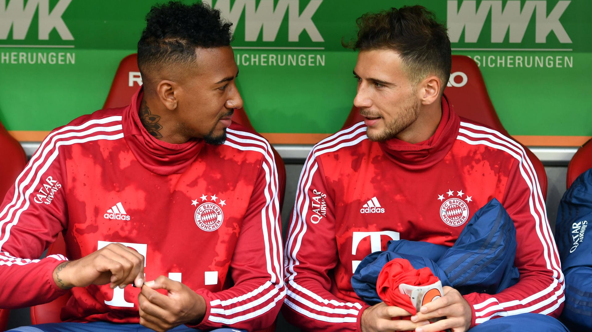 Haben sich längst wieder versöhnt: Jerome Boateng (l.) und Leon Goretzka.