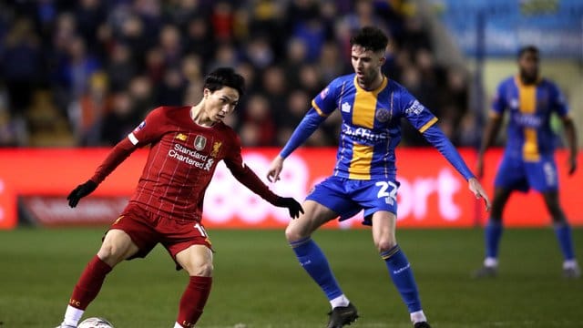 Das Hinspiel im FA-Cup zwischen Shrewsbury Town und dem FC Liverpool endete mit einem Remis. Das Hinspiel im FA-Cup zwischen Shrewsbury Town und dem FC Liverpool endete mit einem Remis.