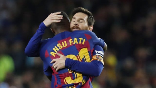 Ansu Fati traf doppelt für Barça beim 2:1-Sieg gegen UD Levante.