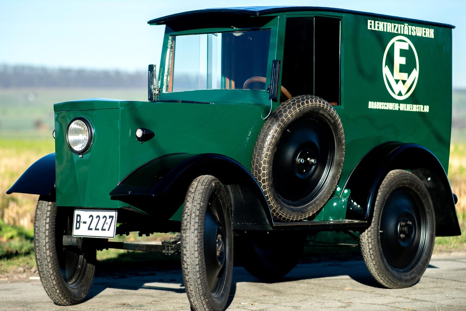 E-Auto: Vom E-Oldtimer Hawa EM3 von 1922 existieren nur noch zwei Exemplare.