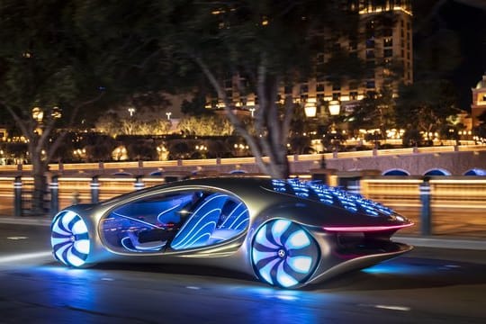 Leistungsschau ohne auf die Bedürfnisse einer Serienproduktion Rücksicht nehmen zu müssen: Die Mercedes-Studie Vision AVTR.