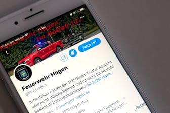 Der Twitter-Account der Feuerwehr Hagen: Hier will die Behörde am 11. Februar 24 Stunden live über ihre Einsätze twittern.