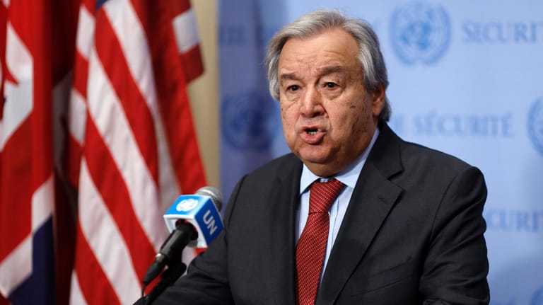 UN-Generalsekretär Antonio Guterres: "Ich bin zutiefst frustriert über das, was in Libyen passiert."