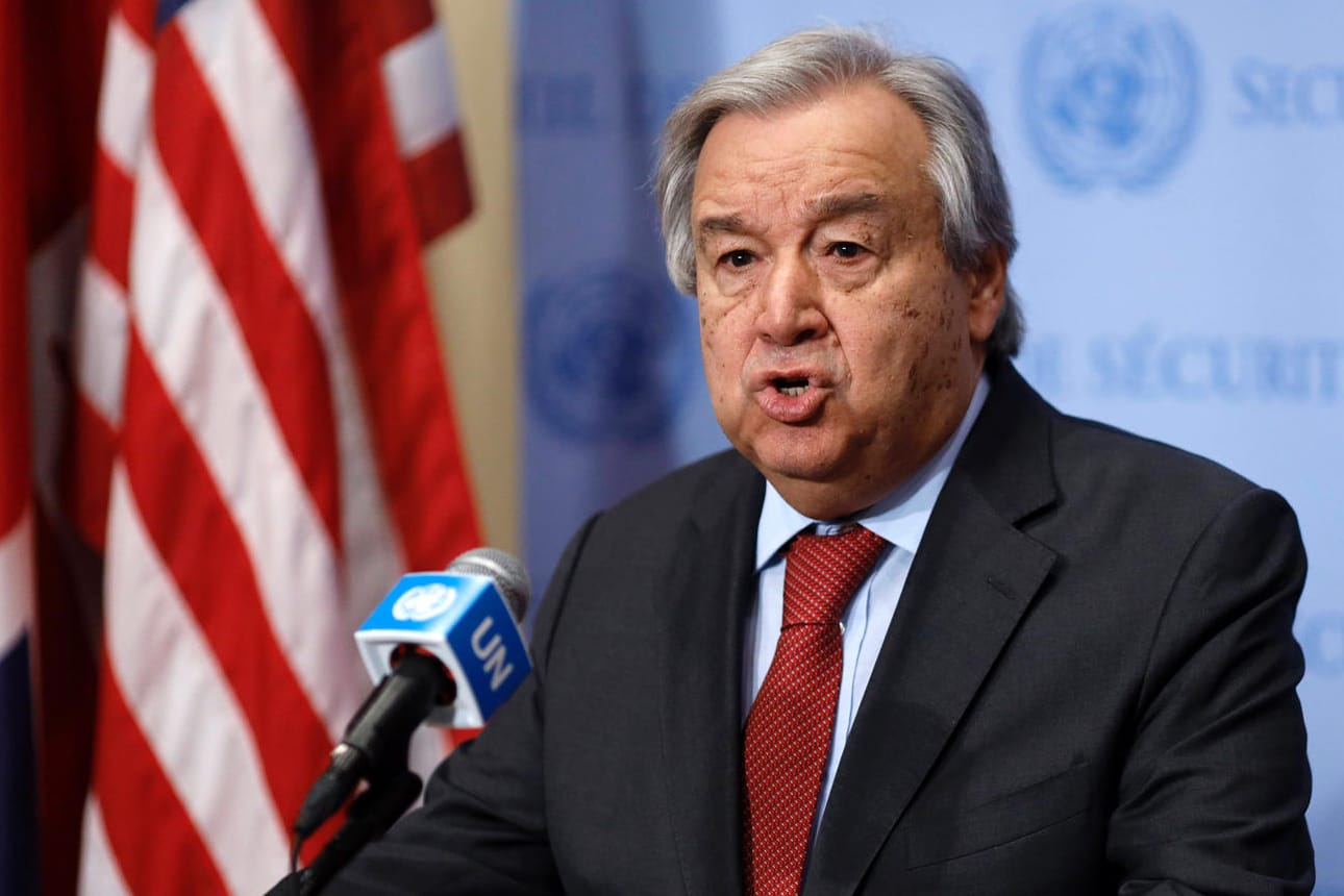 UN-Generalsekretär Antonio Guterres: "Ich bin zutiefst frustriert über das, was in Libyen passiert."