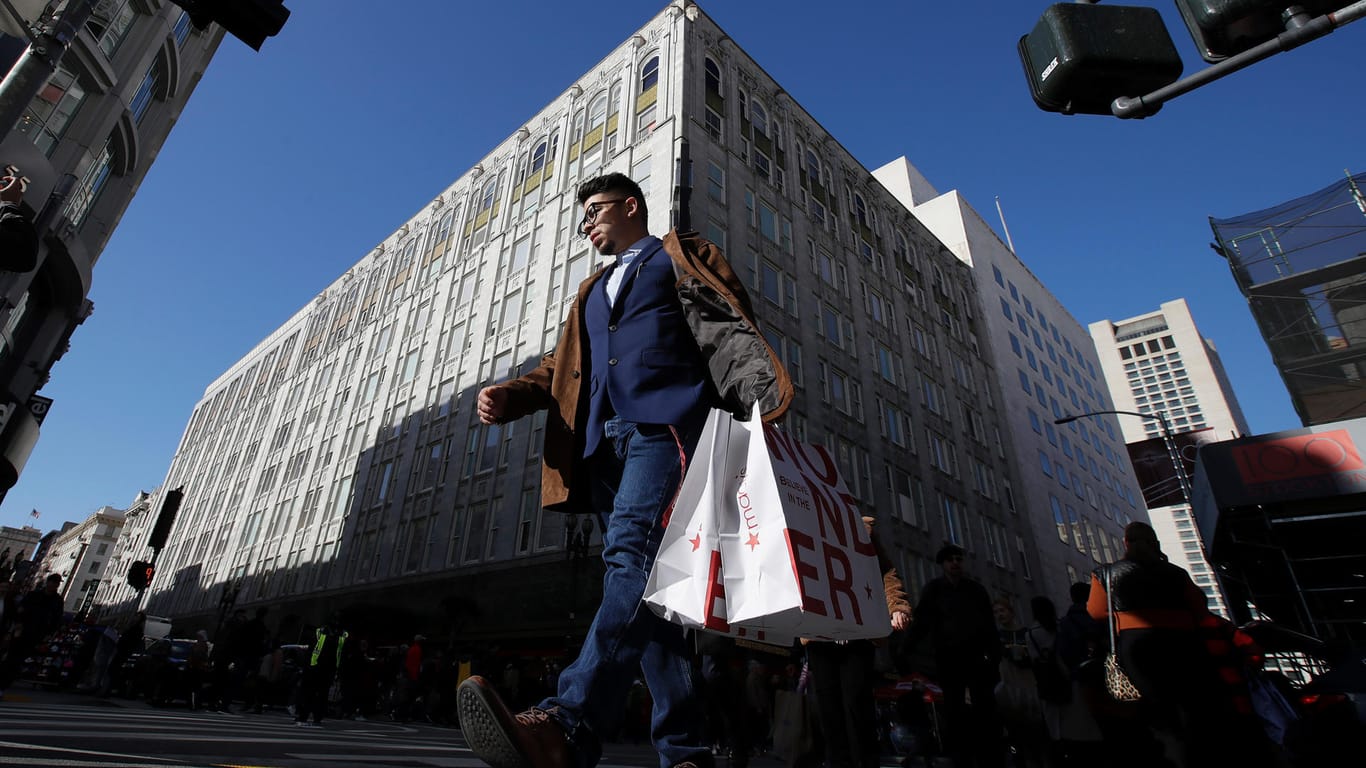 Macy's in San Franscisco: Die Ladenkette will 125 Filialen in den USA schließen.
