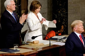 Pence, Pelosi, Trump: "State of the Union"-Rede mit Eklats.
