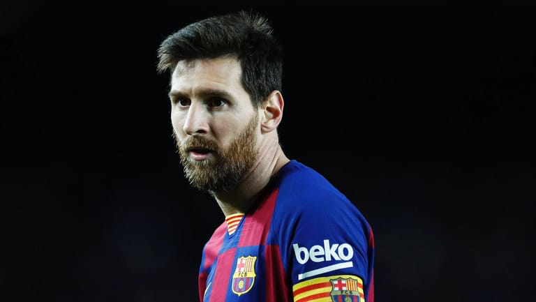 Will die Kritik von Sportdirektor Eric Abidal von sich und seiner Mannschaft weisen: Barcelonas Superstar Lionel Messi.