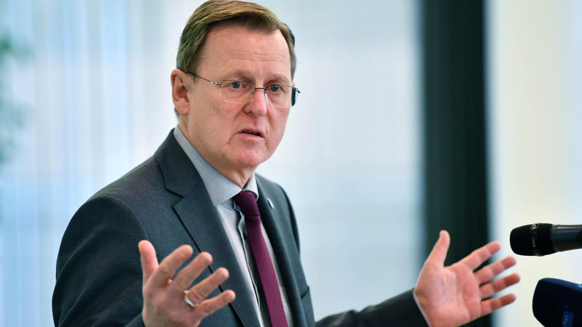 Bodo Ramelow (Die Linke): Er will als Ministerpräsident von Thüringen wiedergewählt werden. Bodo Ramelow (Die Linke): Er will als Ministerpräsident von Thüringen wiedergewählt werden.