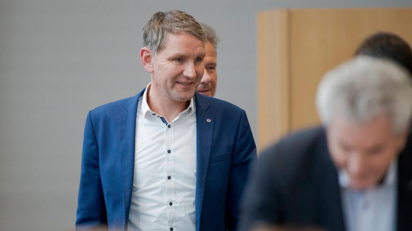 Der Fraktionsvorsitzende der AfD in Thüringen: Björn Höcke hievt einen FDP-Kandidaten ins Amt des Ministerpräsidenten.