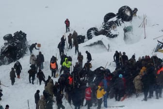 Unglücksort in der Provinz Van: Bei zwei Lawinenabgängen wurden mehrere Menschen getötet.