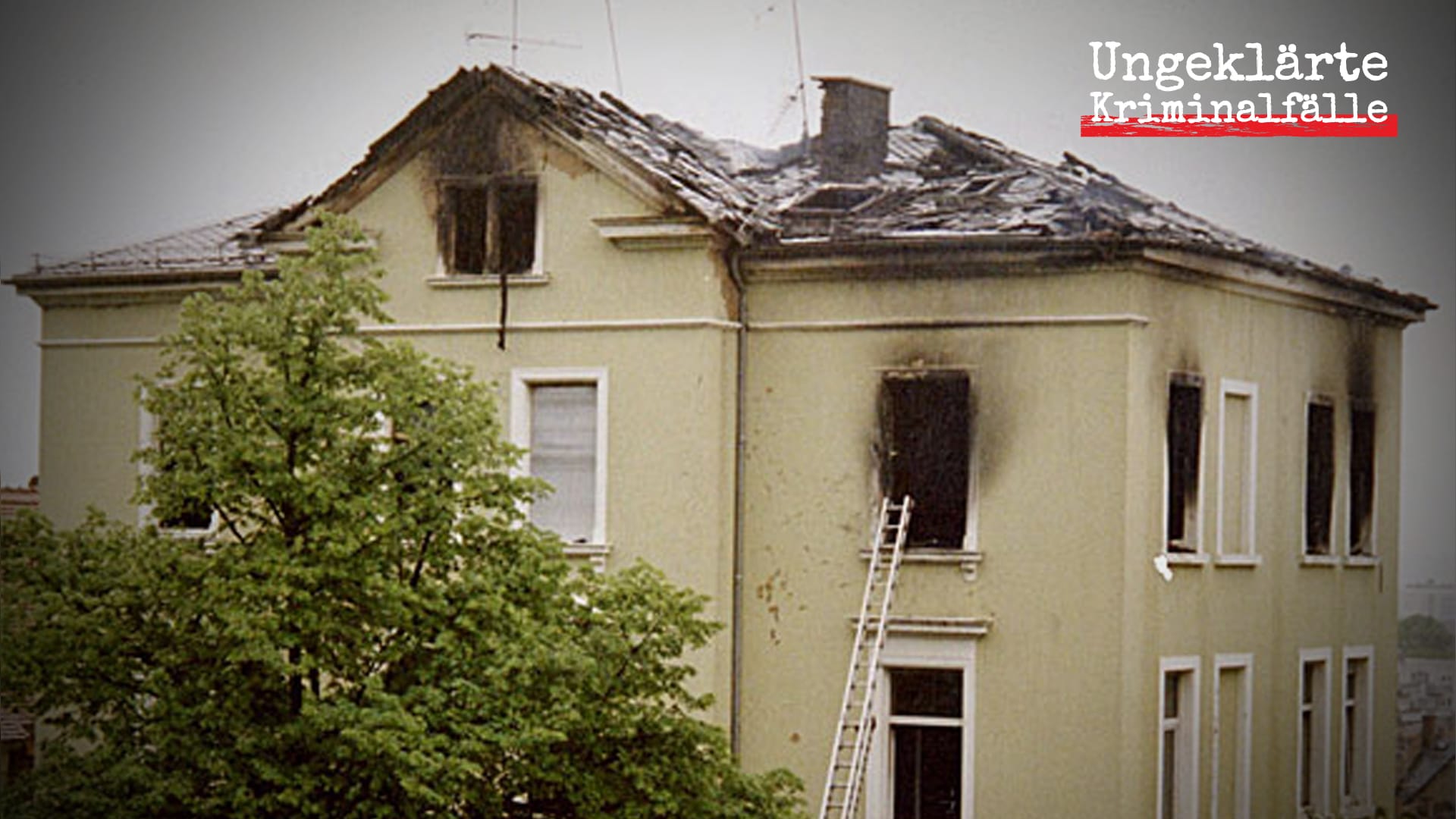 Ausgebranntes Haus in Bad Nauheim: Neun Menschen starben 1986 bei dem Brand.