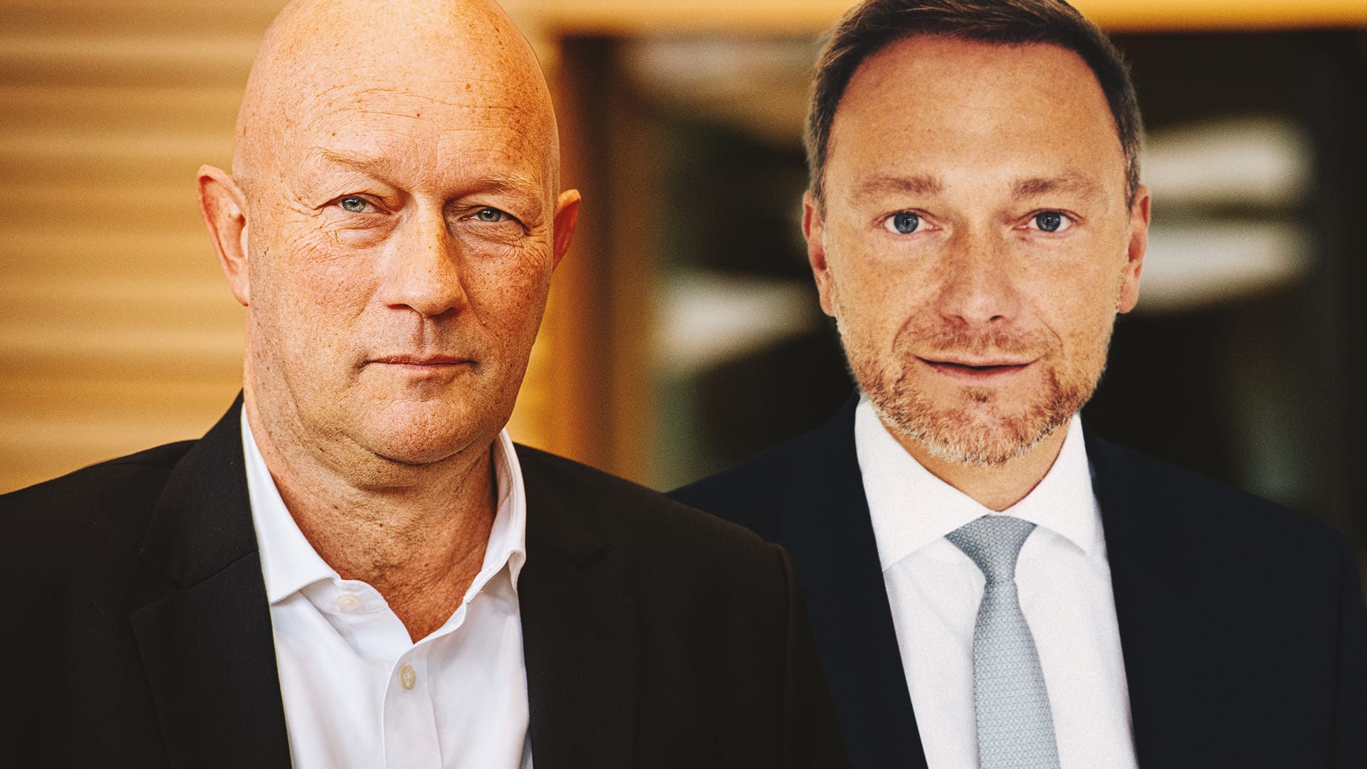 Thomas Kemmerich (l) und Christian Lindner (r): Kemmerichs Fraktion hat angekündigt, den Thüringischen Landtag auflösen zu wollen.