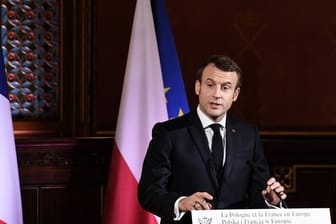 Der französische Präsident Emmanuel Macron strebt eine europäische Strategiedebatte über die Rolle der französichen Nulear-Abschreckung an.