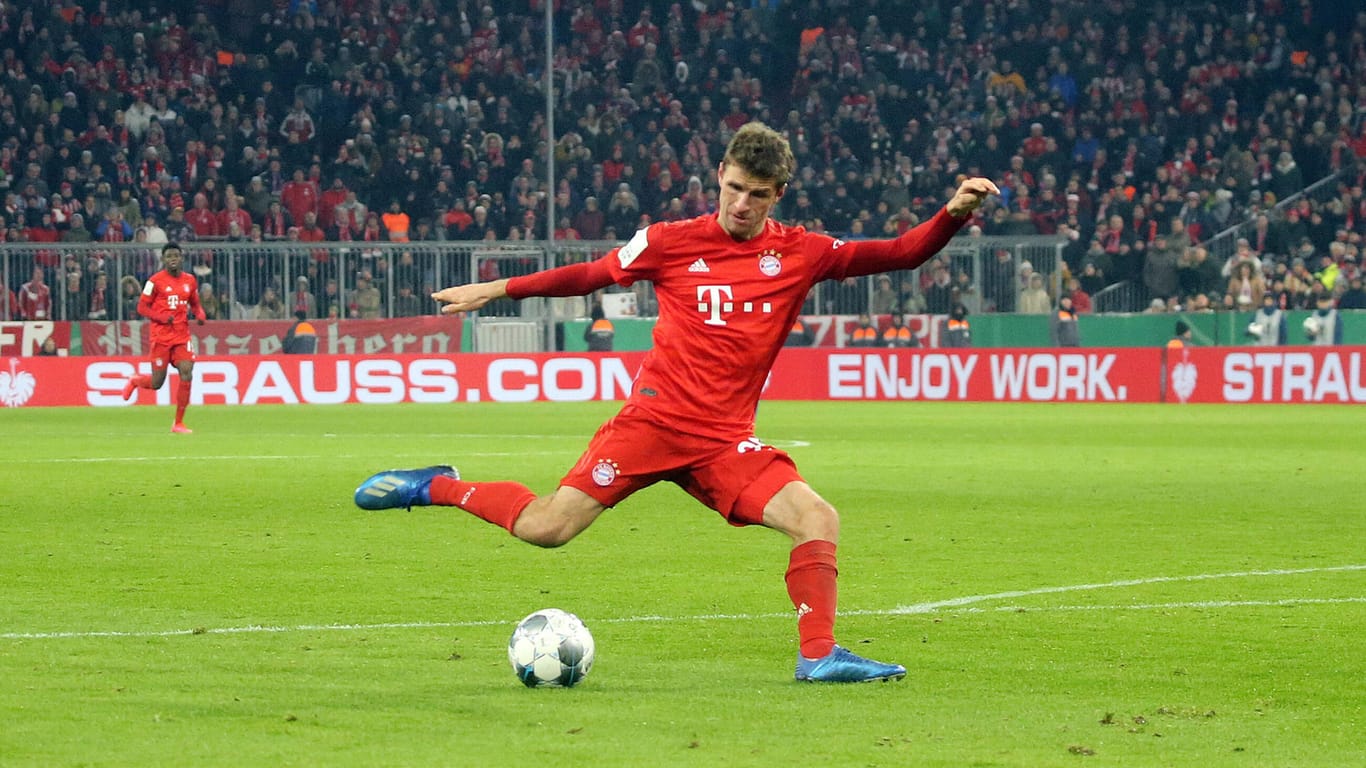 Thomas Müller auf dem Feld: Er ist ein hoch angesehener Spieler beim FC Bayern München.