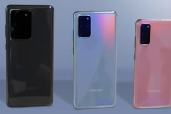 Die neuen Samsung-Smartphones: Die Galaxy-S20-Reihe soll mit 5G und ihren Kameras beeindrucken.