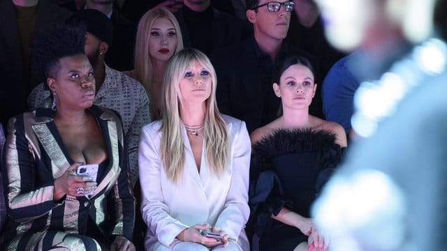 Weit weg von etwaigen Baby-Spekulationen: Heidi Klum auf der Fashion Week in New York. Weit weg von etwaigen Baby-Spekulationen: Heidi Klum auf der Fashion Week in New York.
