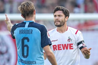Christoph Kramer (l.) und Jonas Hector: Am Sonntag treffen ihre Teams aufeinander, zumindest ist das der Plan.