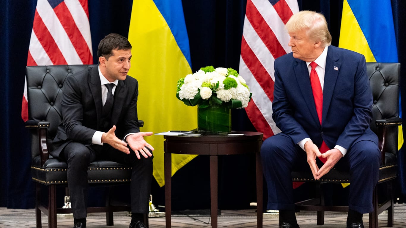 Selenskyj versus Trump: Die beiden Präsidenten hatten sich im September zu Gesprächen getroffen.