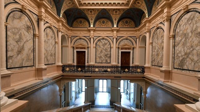 Blick in das generalrenovierte Künstlerhaus am Karlsplatz in Wien. Blick in das generalrenovierte Künstlerhaus am Karlsplatz in Wien.