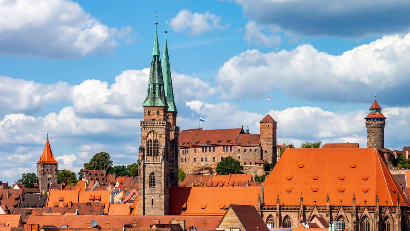 Blick auf die Altstadt in Nürnberg: Die Stadt möchte Kulturhauptstadt 2025 werden.