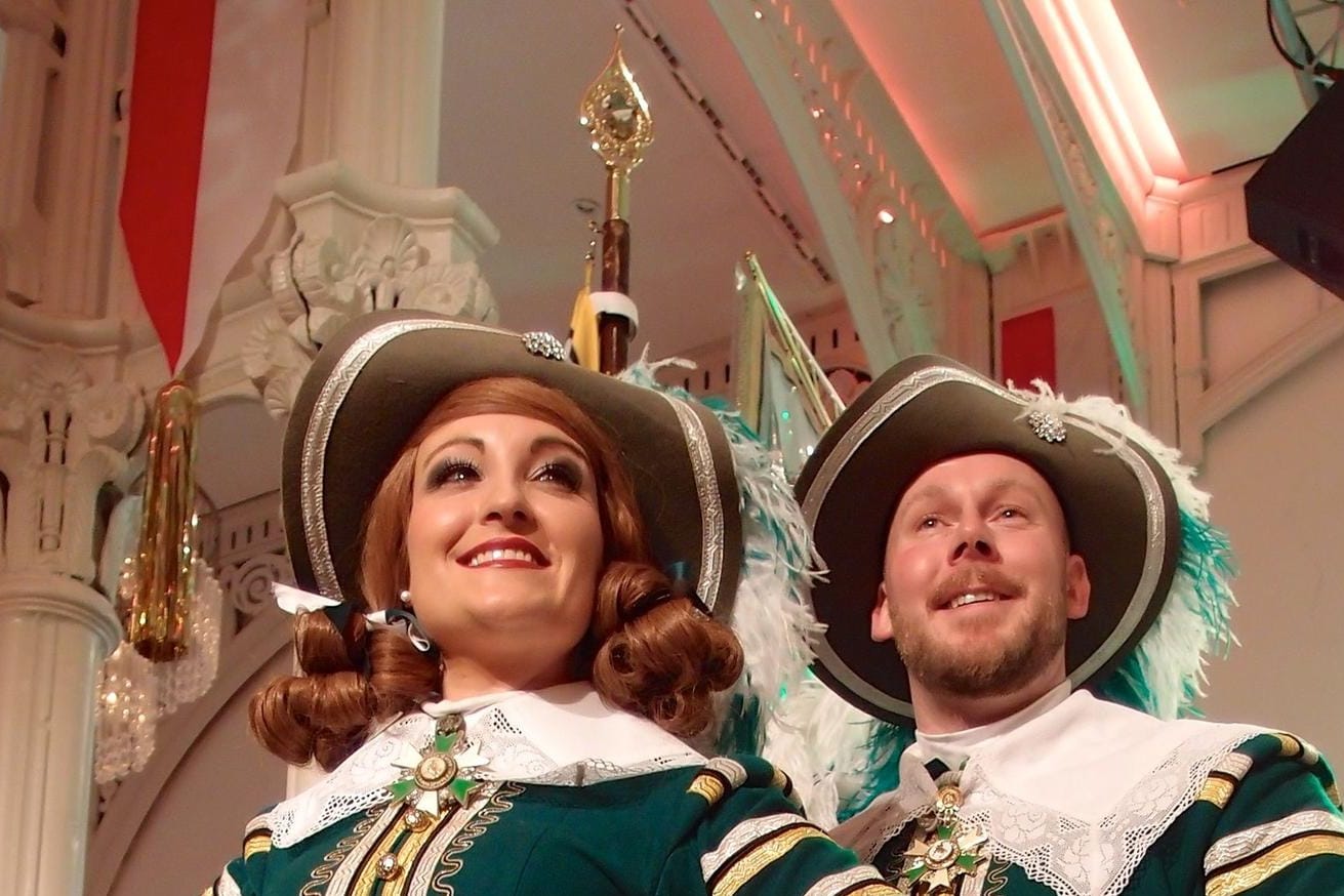 Britta Schwadorf und Florian Braun: Sie sind das Tanzpaar des traditionsreichen Kölner Korps "Jan von Werth".