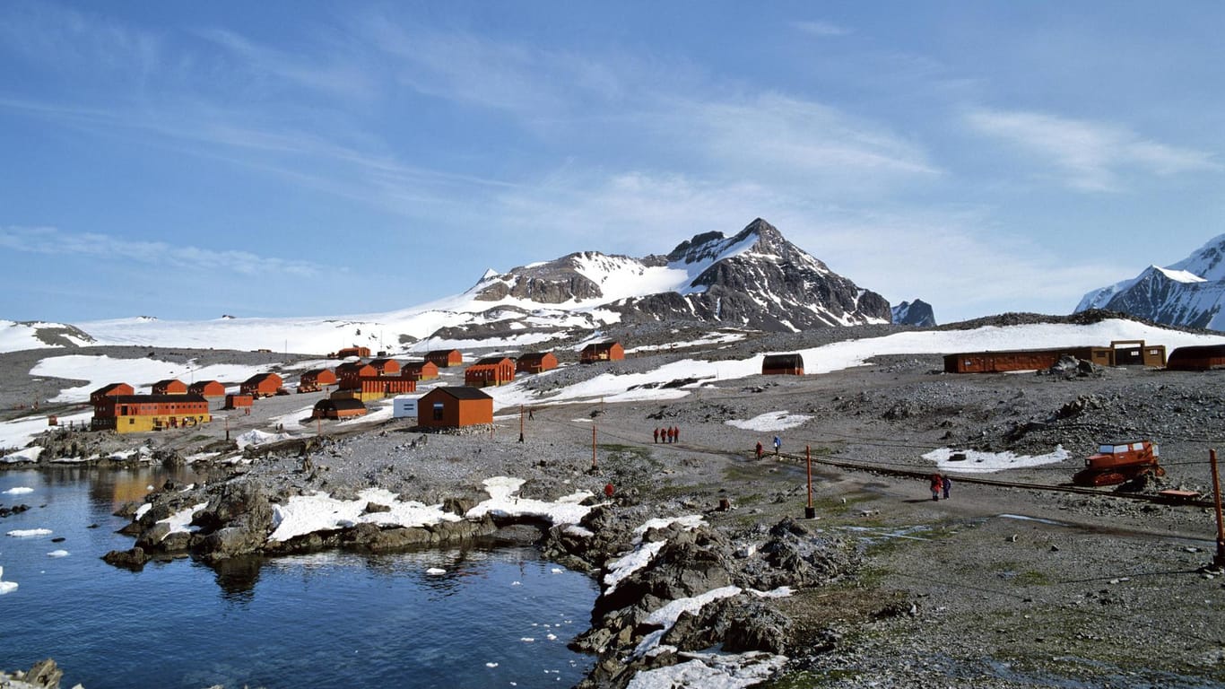 Die Forschungsstation Esperanza: Seit 114 Jahren betreibt Argentinien den Standort auf der Antarktischen Halbinsel.