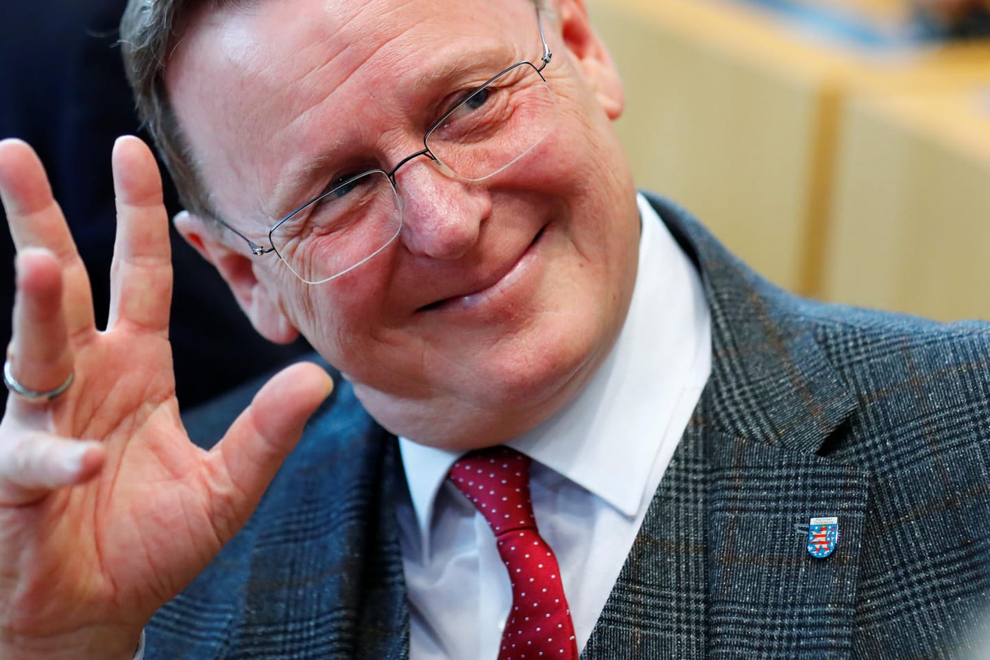 Bodo Ramelow: Seine Fraktion arbeitet daran, dass er erneut Ministerpräsident von Thüringen wird.