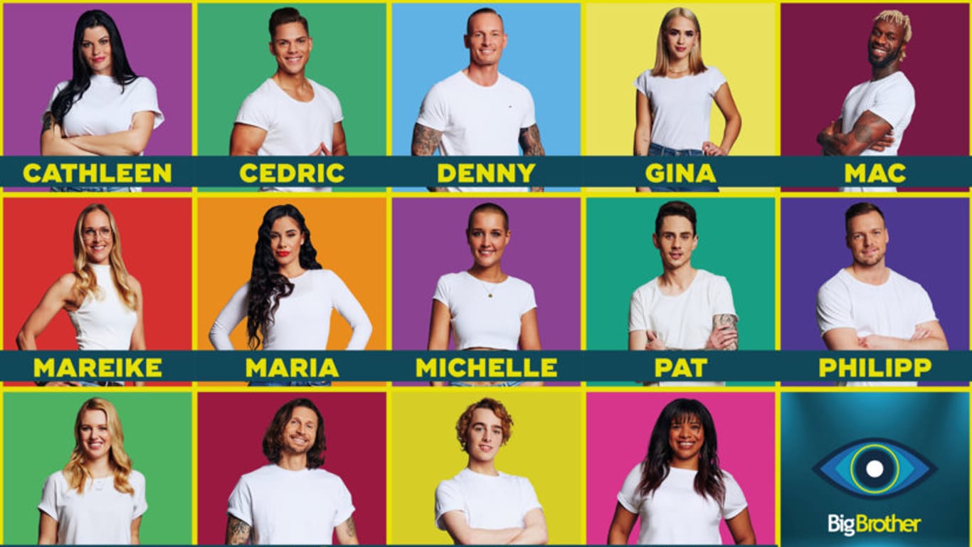 "Big Brother" 2020: Das sind die 14 Bewohner.