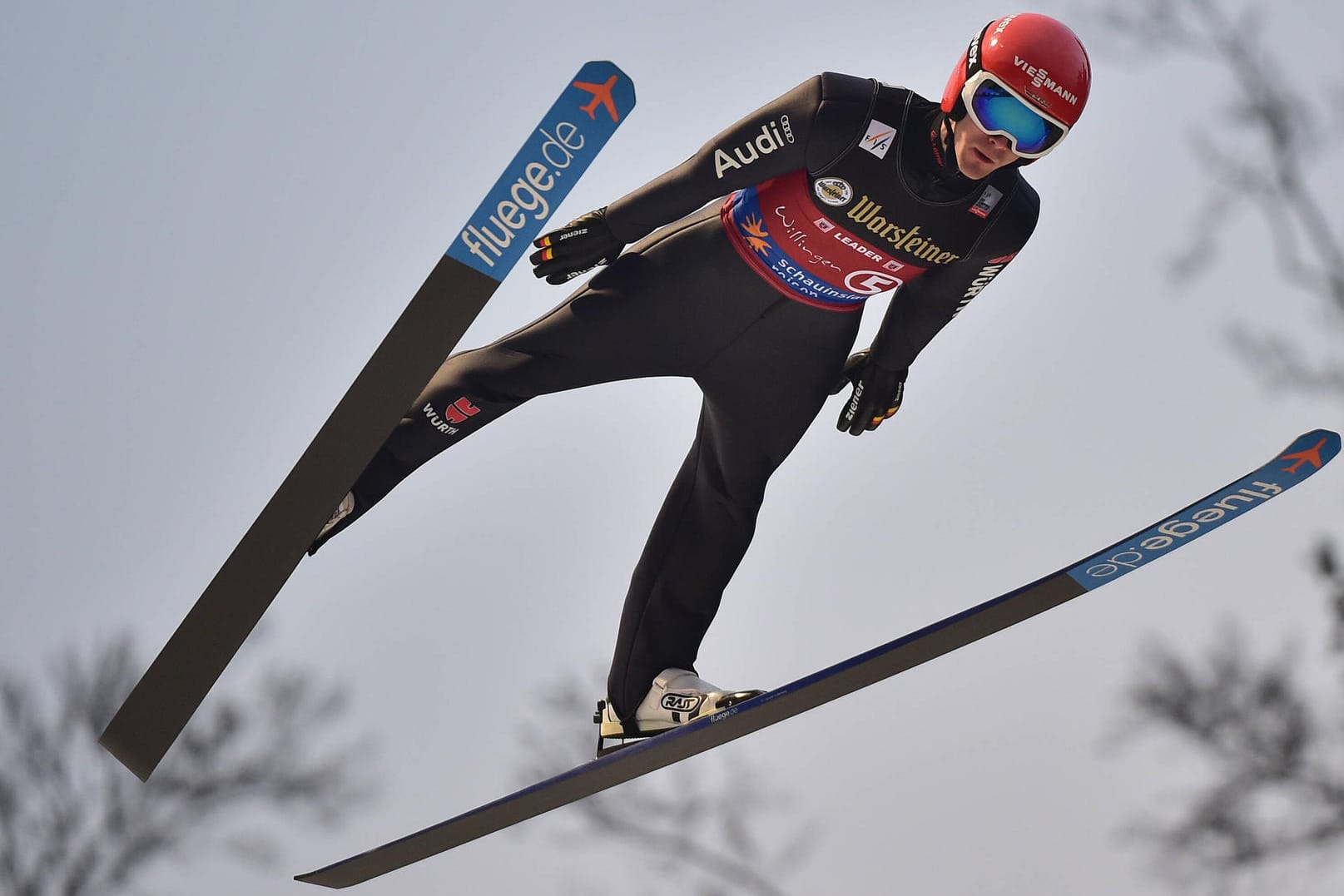 Starke Vorstellung: Stephan Leyhe beim Wettbewerb in Willingen.