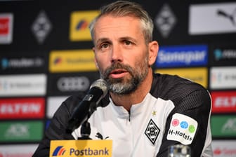 Gladbach-Trainer Marco Rose: Aus Sicherheitsgründen wurde das Spiel gegen den 1. FC Köln abgesagt.