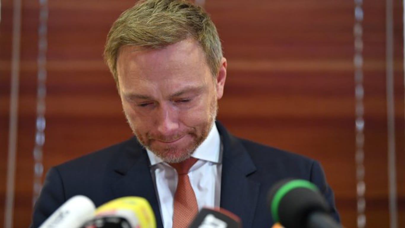 Von der "Skrupellosigkeit der AfD" überrumpelt: FDP-Chef Christian Lindner am Tag nach der Thüringer Ministerpräsidentenwahl.