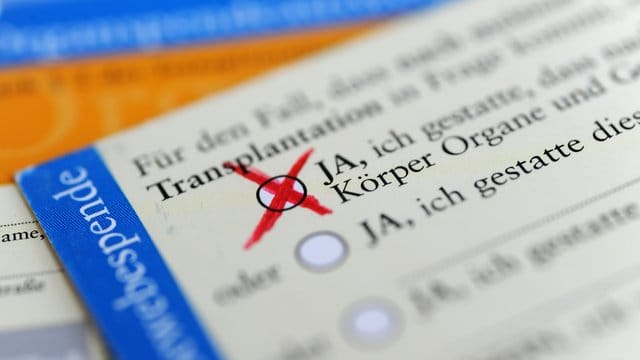 Plötzlich gefragt: Die Rückseite eines Organspende-Ausweises mit angekreuztem Zustimmungsfeld. Plötzlich gefragt: Die Rückseite eines Organspende-Ausweises mit angekreuztem Zustimmungsfeld.