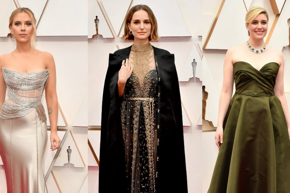 Scarlett Johansson, Natalie Portman und Greta Gerwig: Sie flanierten bei den Oscars über den roten Teppich.