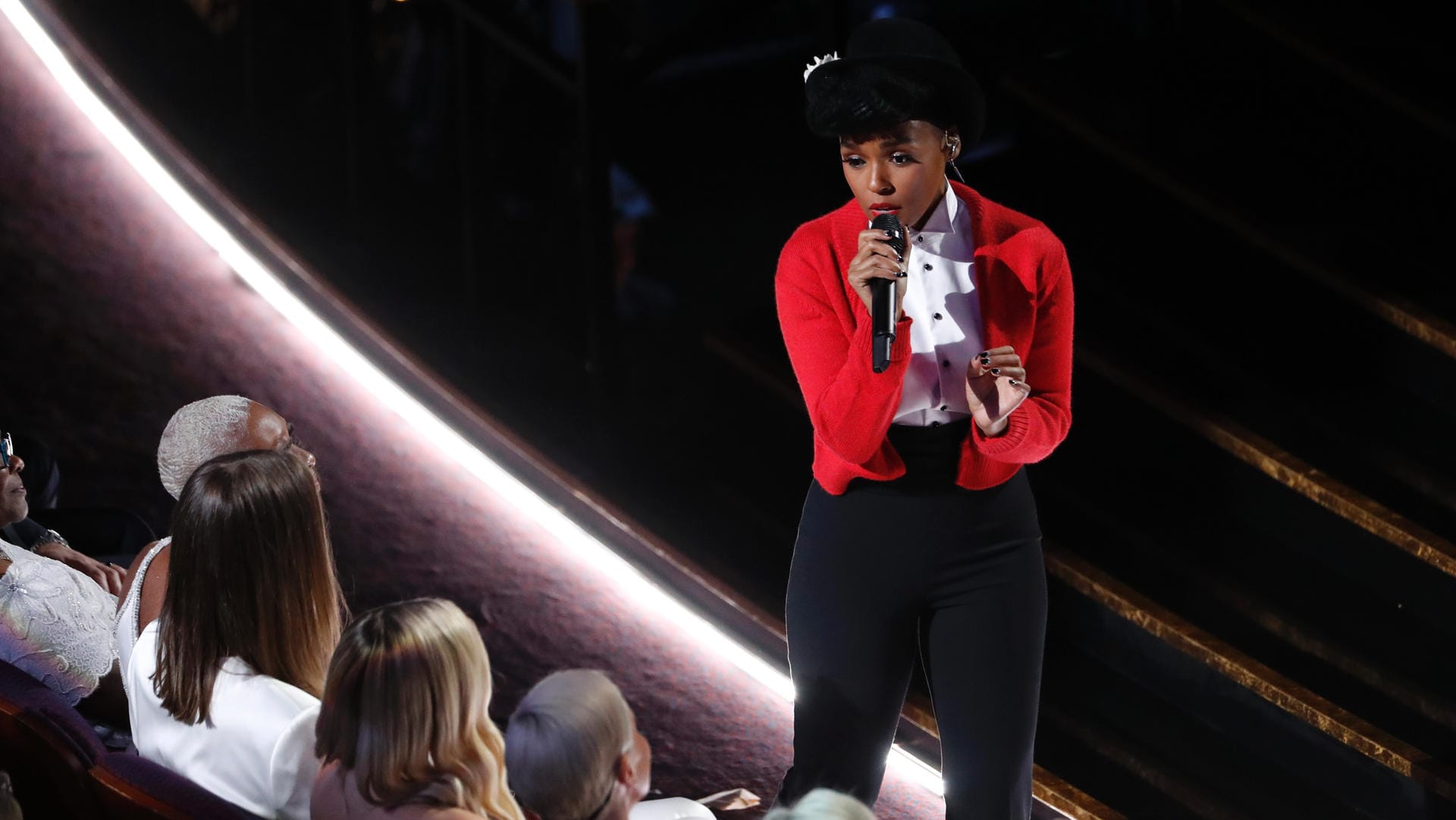 Janelle Monáe: Sie läutete die Oscars mit einer tollen Performance ein.