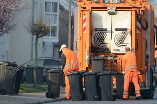 Müllentsorgung: Für den Abfall der Mieter reichen die aufgestellten Tonnen meist nicht aus.