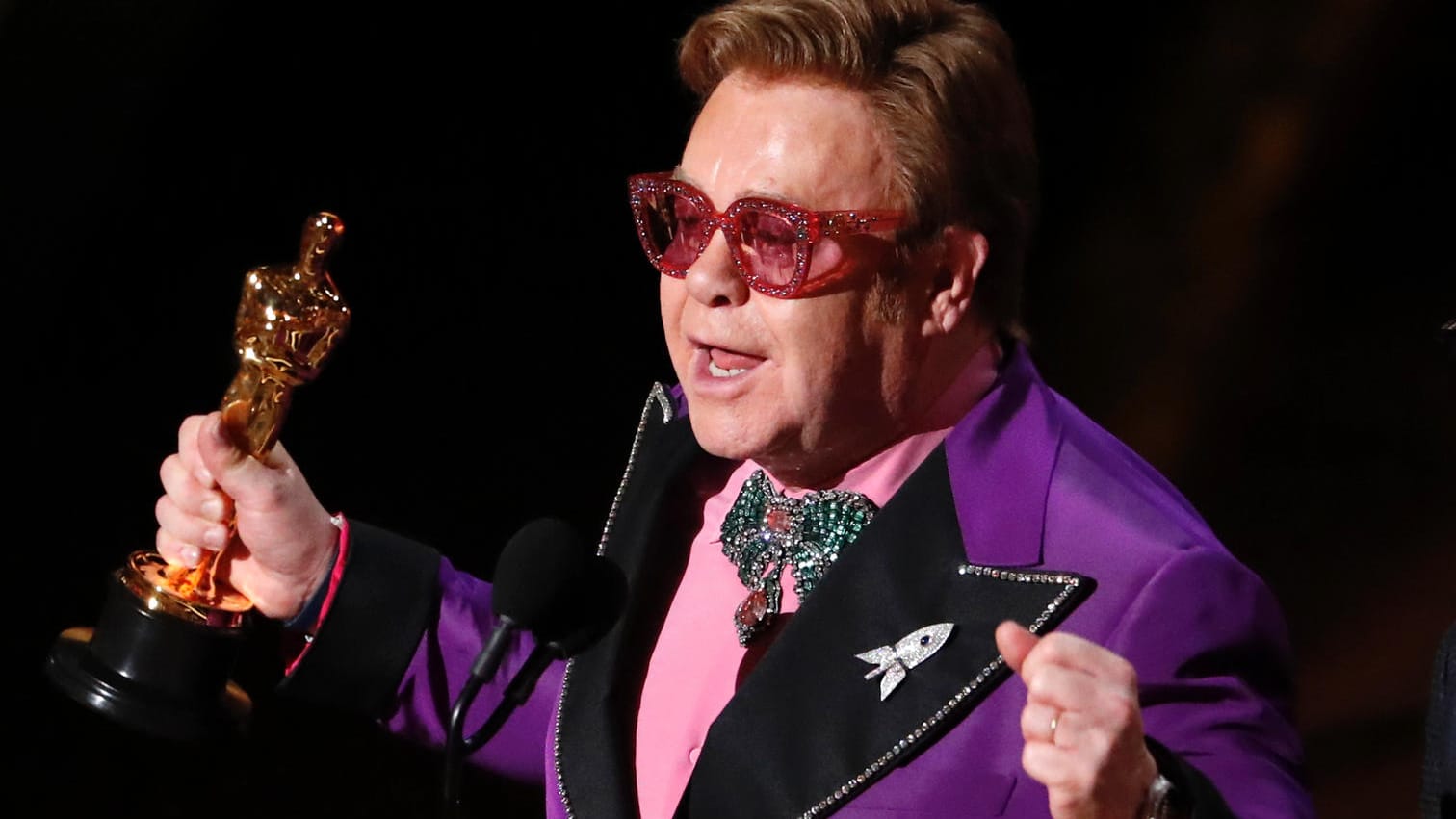 Elton John: Er hat den Preis für den besten Filmsong bekommen.