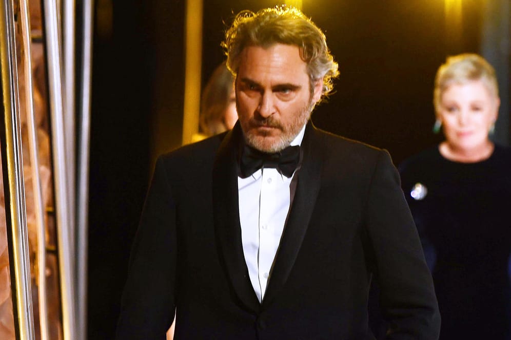Joaquin Phoenix: In seiner Rede wurde der Schauspieler sehr emotional.