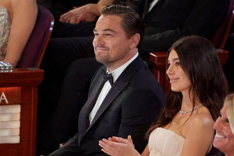 Leonardo DiCaprio und Camila Morrone: Im Saal saß das Paar nebeneinander.