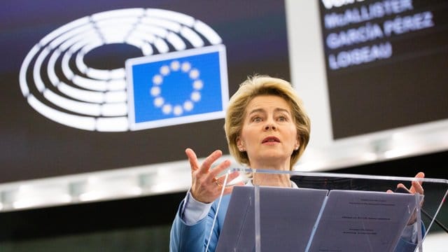 "Natürlich kann sich das Vereinigte Königreich mit weniger zufrieden geben": Ursula von der Leyen.