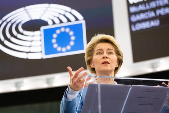 "Natürlich kann sich das Vereinigte Königreich mit weniger zufrieden geben": Ursula von der Leyen.