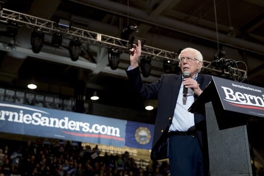 Der demokratische Bewerber um die Präsidentschaftskandidatur, Bernie Sanders.