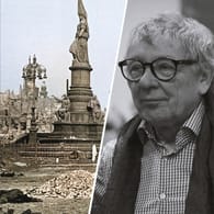 Trümmerwüste in Dresden, Zeitzeuge Peter Grohmann: Als Siebenjähriger hat er die Luftangriffe auf die Stadt an der Elbe im Februar 1945 überlebt.