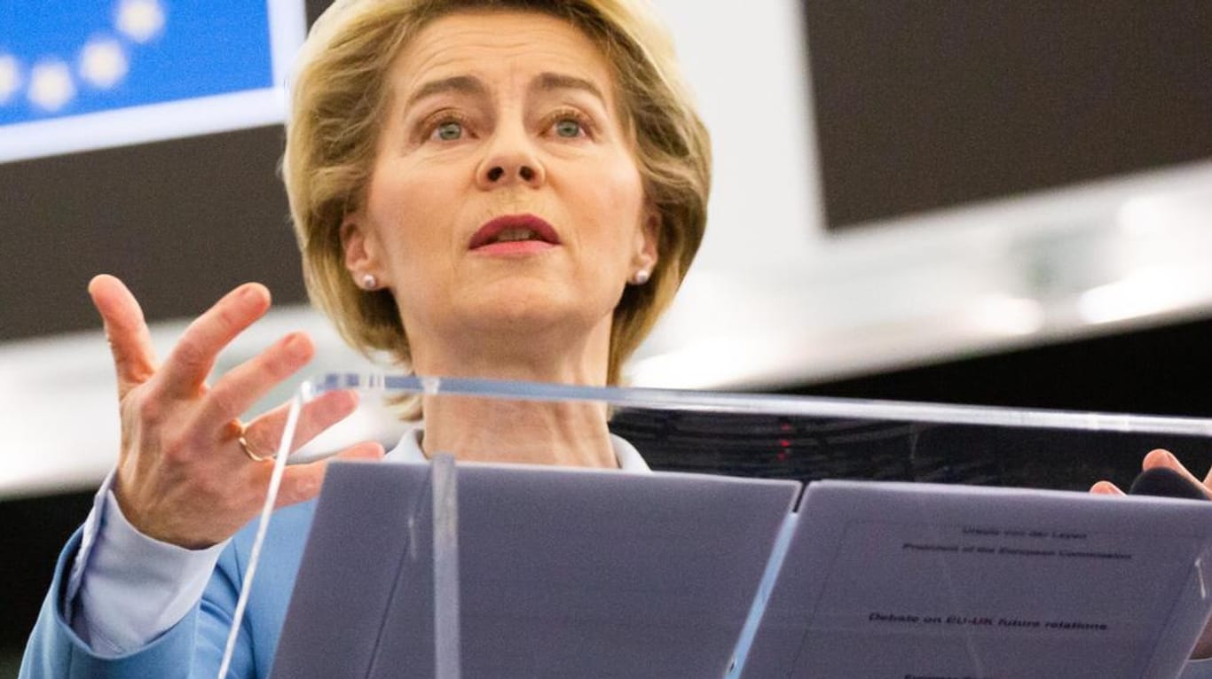 EU-Kommissionschefin Ursula von der Leyen: "Natürlich kann sich das Vereinigte Königreich mit weniger zufrieden geben."