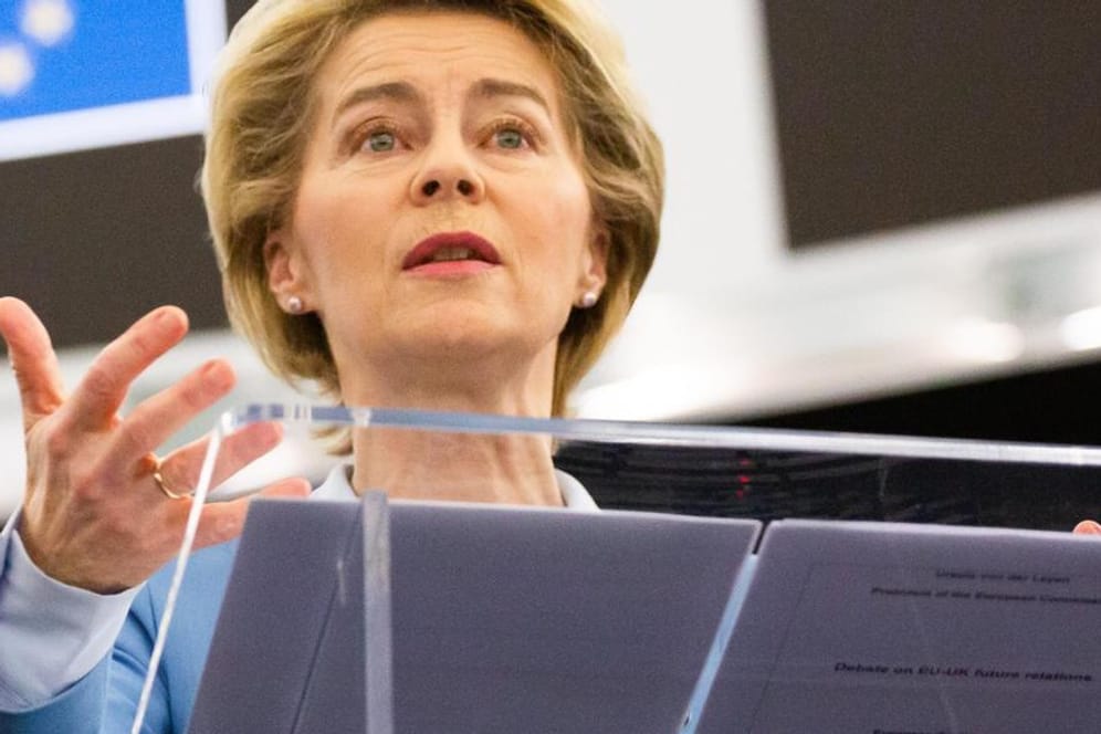 EU-Kommissionschefin Ursula von der Leyen: "Natürlich kann sich das Vereinigte Königreich mit weniger zufrieden geben."