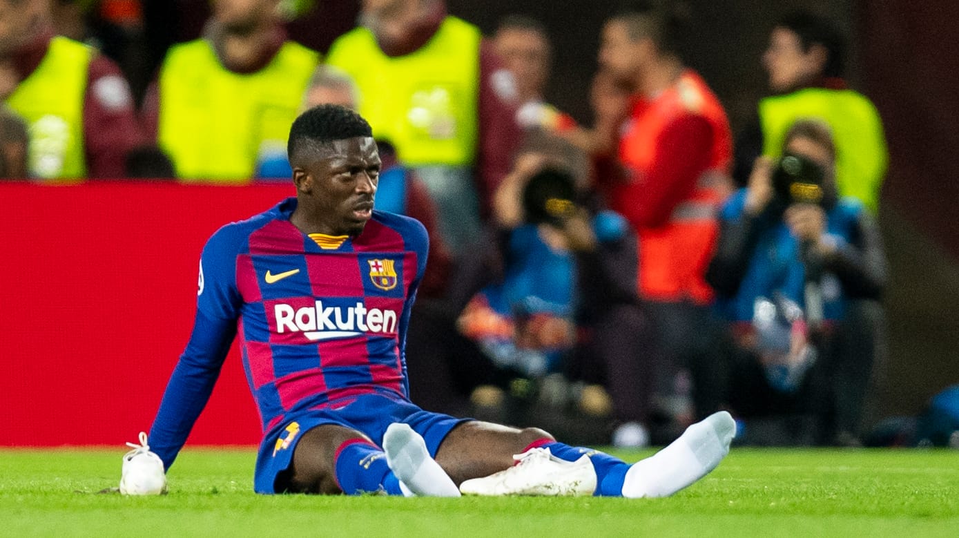 Wird dem FC Barcelona in dieser Saison nicht mehr zur Verfügung stehen: Ousmane Dembele.