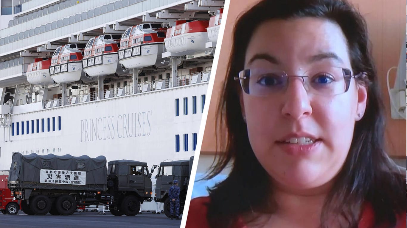 Auf Kreuzfahrtschiff mit dem Coronavirus infiziert: Die US-amerikanische Patientin Rebecca Frasure berichtet aus dem Krankenhaus.