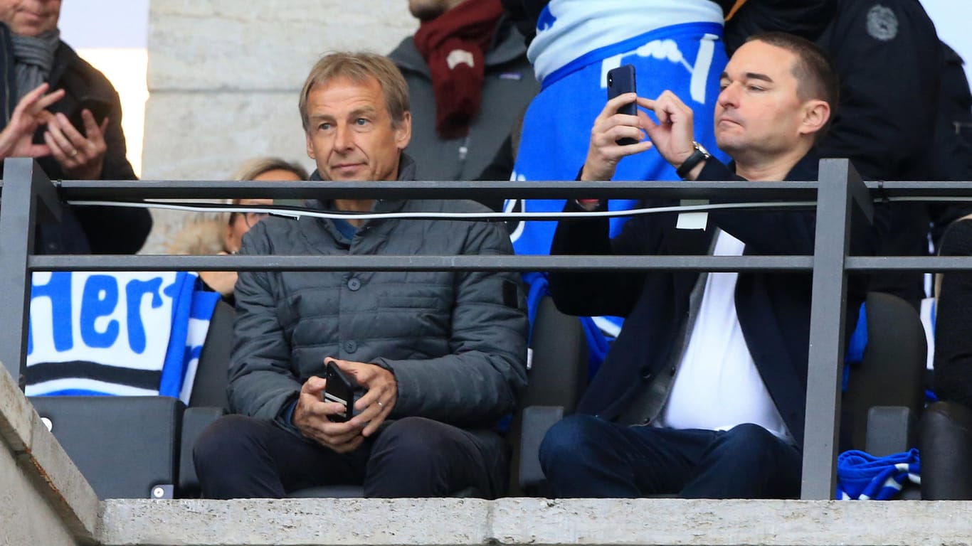 Lars Windhorst (r.) neben Jürgen Klinsmann Anfang November.