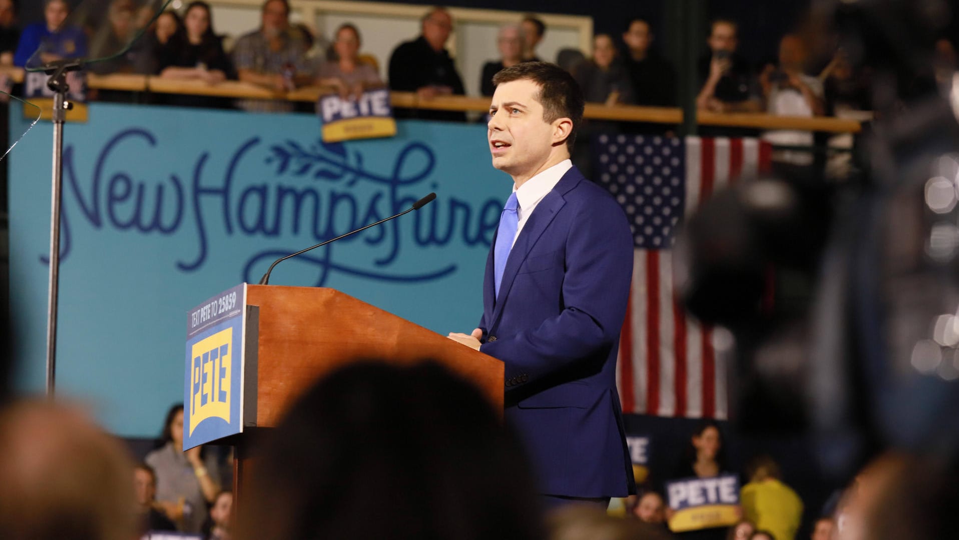 Pete Buttigieg: Der Moderate konnte nach seinem Erfolg in Iowa auch in New Hampshire seine Position stärken.